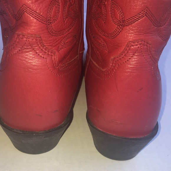 ARIAT Red Boots Size 8B EUC 1001035 15761 - Picture 7 of 8